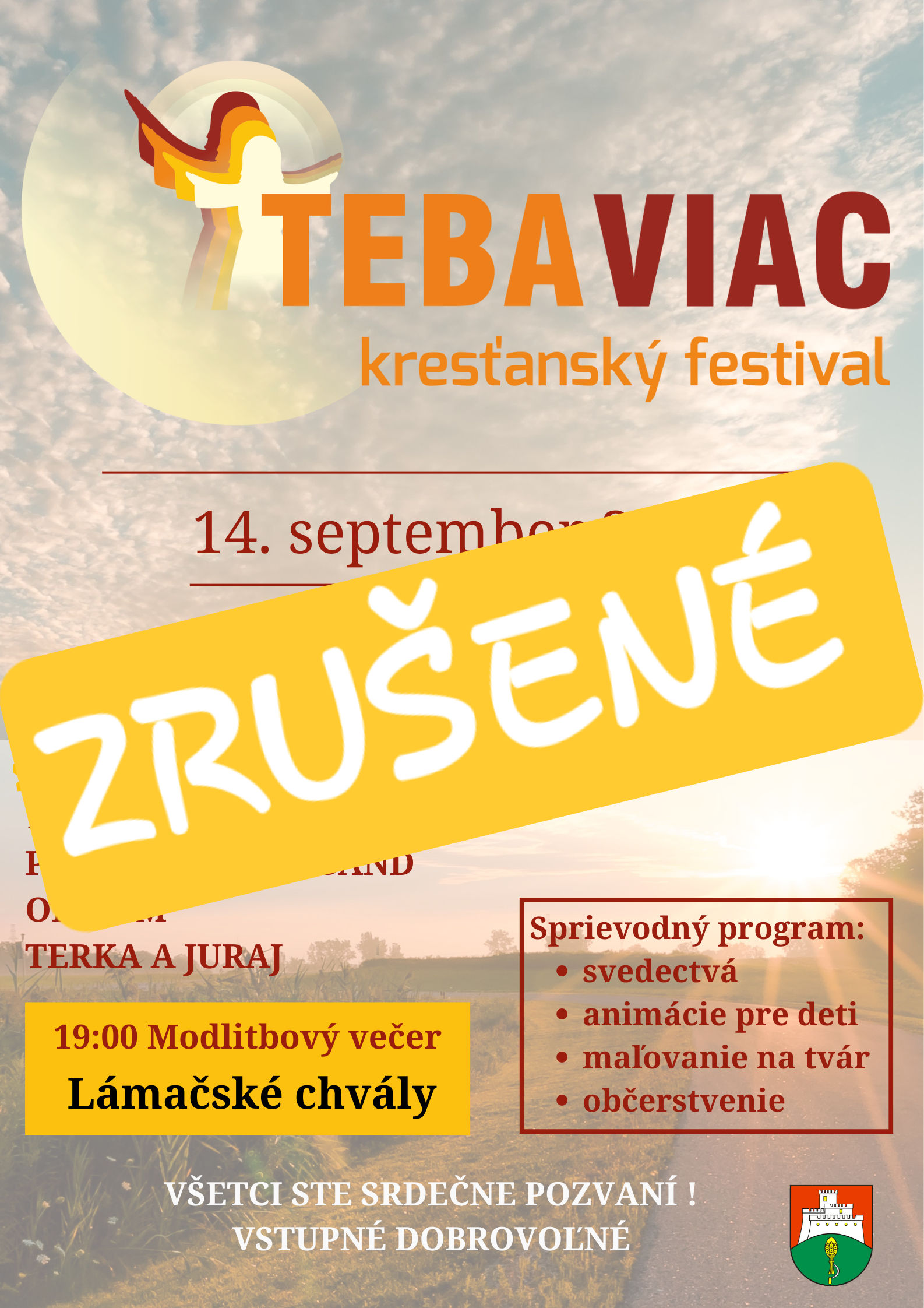 TEBA VIAC- ZRUŠENÉ